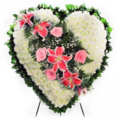 Arreglo fúnebre Flores Rosadas Exóticas A Domicilio En Cali 