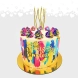 Torta De Colores Para Cumpleaños A Domicilio En Cali Pedido Con Dos Días De Anticipación
