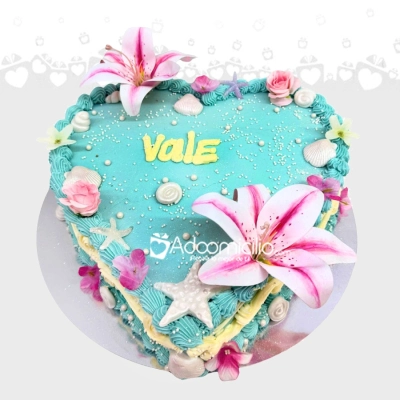 Torta De Cumpleaños En Forma De Corazón A Domicilio En Cali Pedido Con Dos Días De Anticipación 