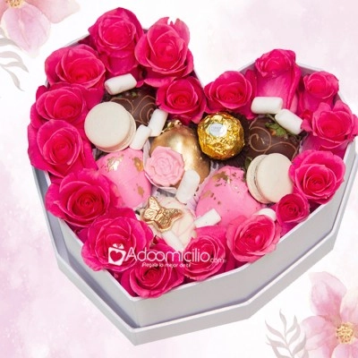 Fresas Con Chocolate Y Rosas Para El Día De Las Madres A Domicilio En Medellín Pedido Con Dos Días De Anticipación