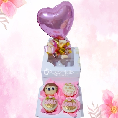 Cupcakes X4 Para El Día De La Madre A Domicilio En Popayán Pedido Con Un Día De Anticipación 