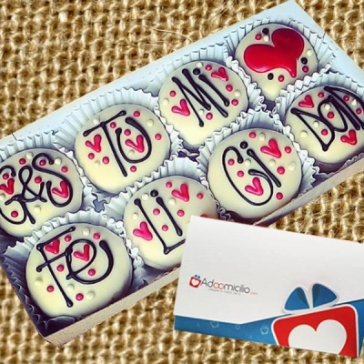 Alfajores Cali Caja x 8 Eres tu mi Felicidad Pedido Con Un Día De Anticipación