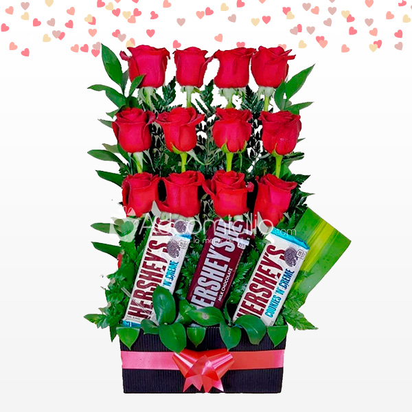 Chocolates Y Rosas Regalos De Amor Y Amistad Arreglos Florales A Domicilio  En Cali