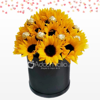 Girasoles Con Amor Regalos A Domicilio En Cali Para Amor Y Amistad