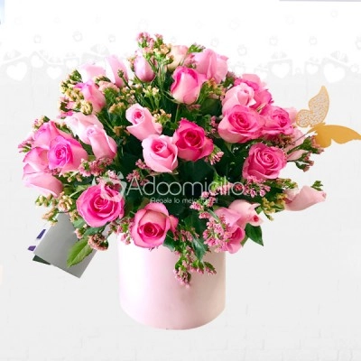 Cariño Divino Arreglos Florales x 55 Rosas A Domicilio En Bucaramanga