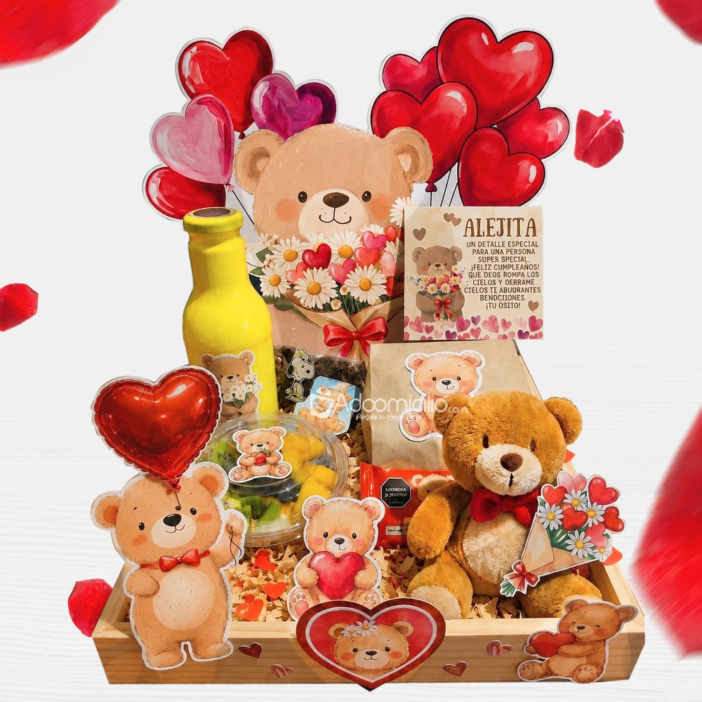 Desayuno Sorpresa De Amor Y Amistad Con Peluche A Domicilio En Bogotá Pedido Con Un Día De Anticipación