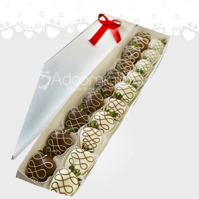 Caja De Fresas Con Chocolate A Domicilio En Armenia Pedido Con Un Día De Anticipación