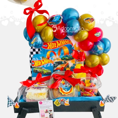 Desayuno Sorpresa Con Temática De Hot Wheels A Domicilio En Bogotá Pedido Con Un Día De Anticipación 