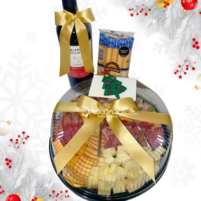 Tabla De Quesos Con Vino Para Navidad A Domicilio En Pereira Pedido Con Un Día De Anticipación 