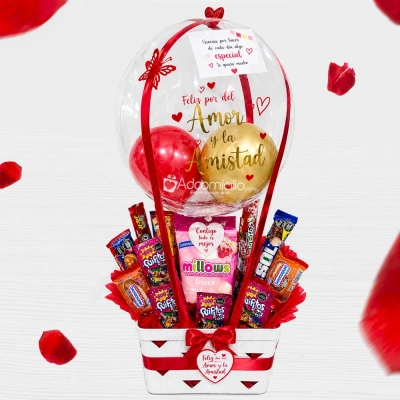 Ancheta De Dulces Para Amor Y Amistad A Domicilio En Barranquilla Pedido Con Un Día De Anticipación